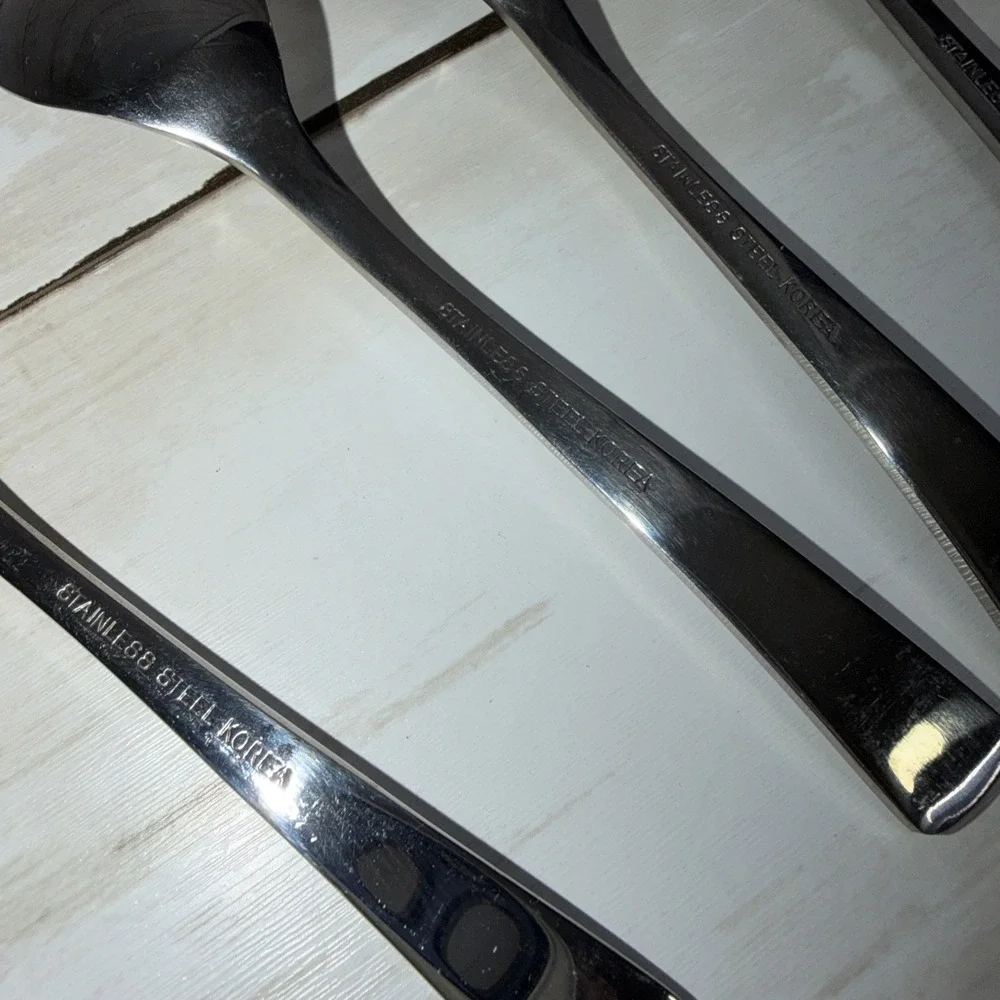 Vintage Stainless Steel Korea Espresso Spoons